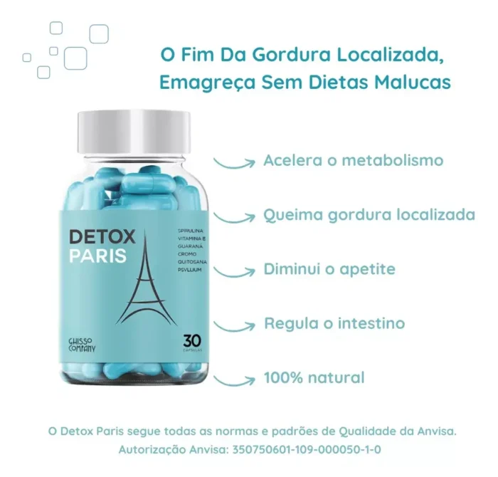 Detox Paris benefícios