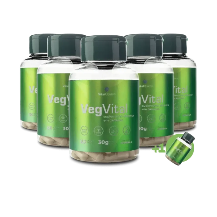 vegvital suplemento vegano 6 potes